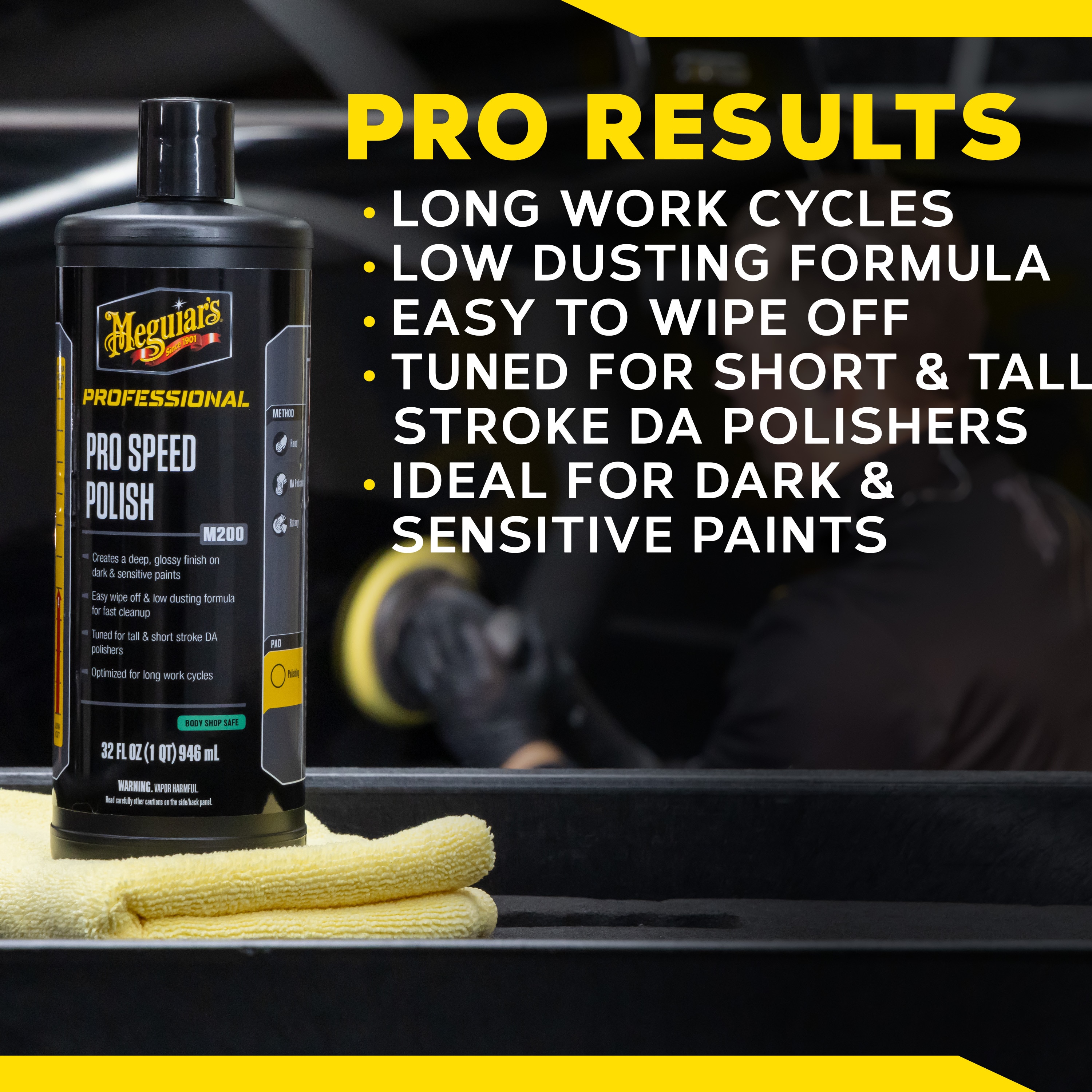 Meguiar's Professional Pro Speed Polish M200 Extremely UserFriendly